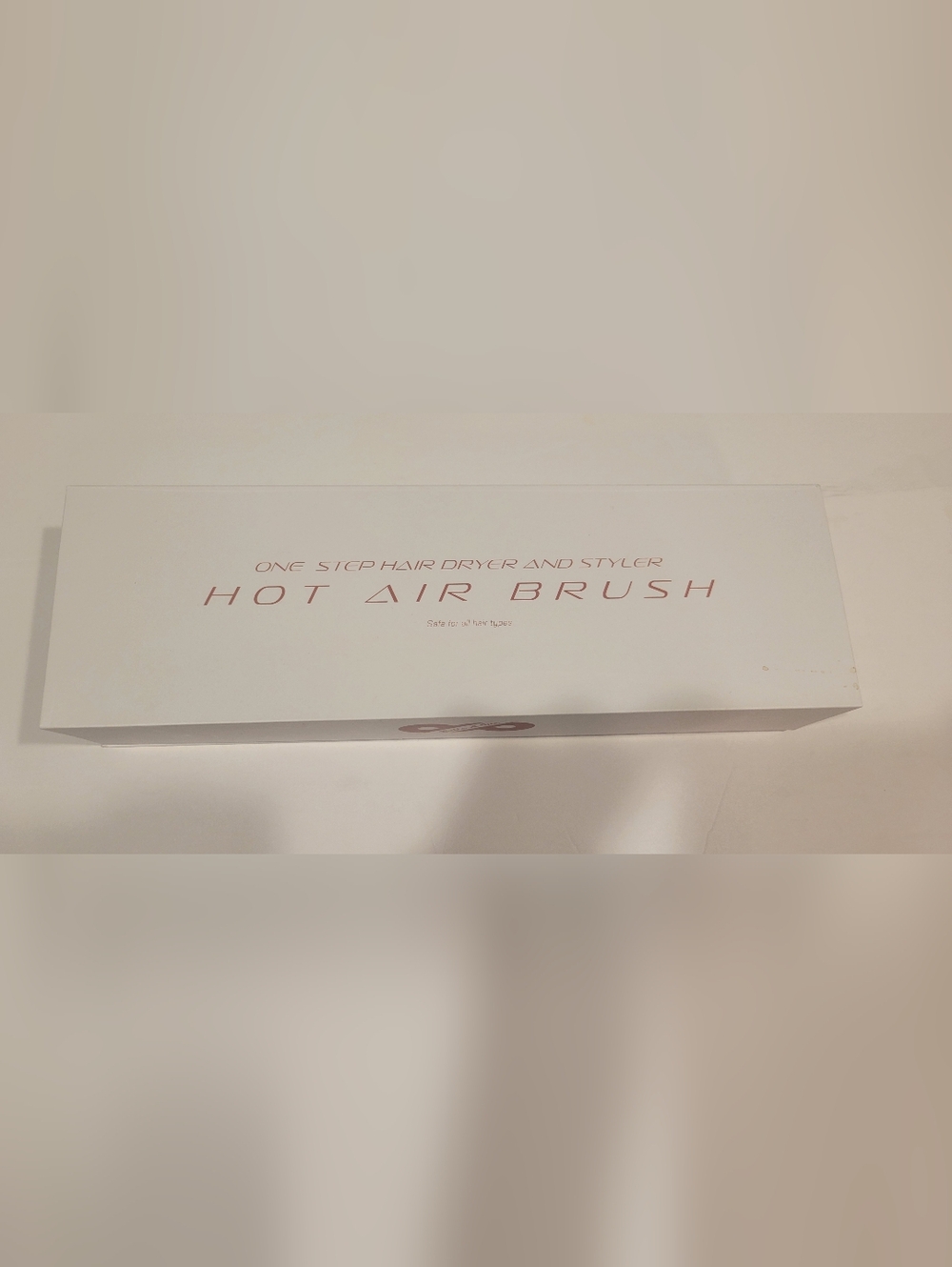 Hot Air Brush One Step Hair Dryer and Styler - White